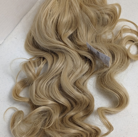 Women's 30" Wig Long  Blonde Cosplay Daily Party Waveyy Center Part Fited - Picture 16 of 16